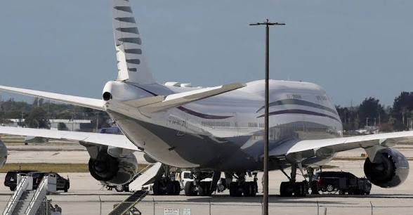 US Says Goodbye To Air Force One As Trump's Qatari Jet Awaits Takeoff